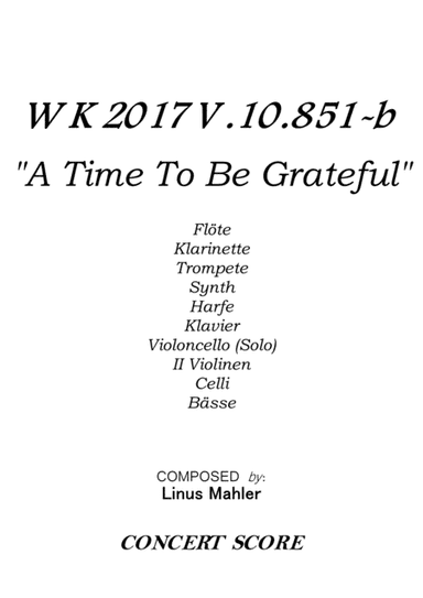 A Time to be Grateful