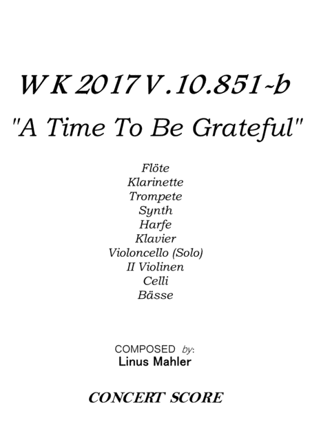 A Time to be Grateful