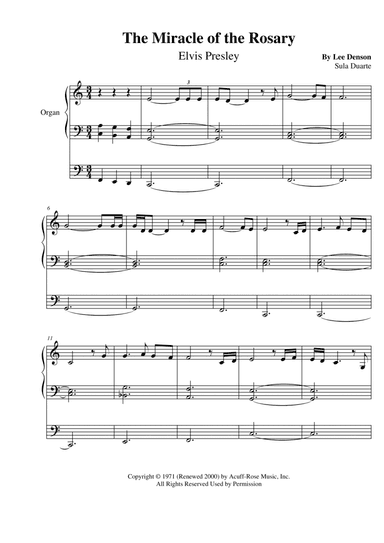 The Miracle Of The Rosary (arr. Sula Duarte)