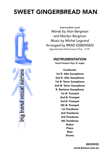 Sweet Gingerbread Man (arr. Brad Esbensen)