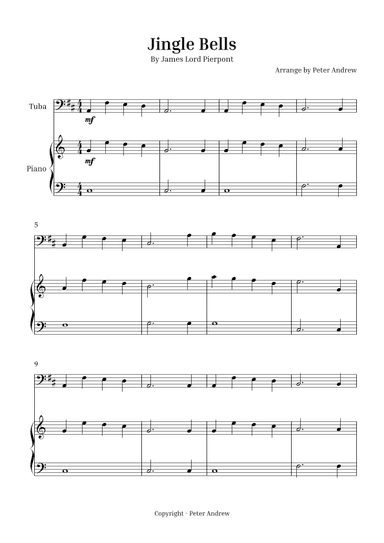 Jingle Bells (arr. Peter Andrew)
