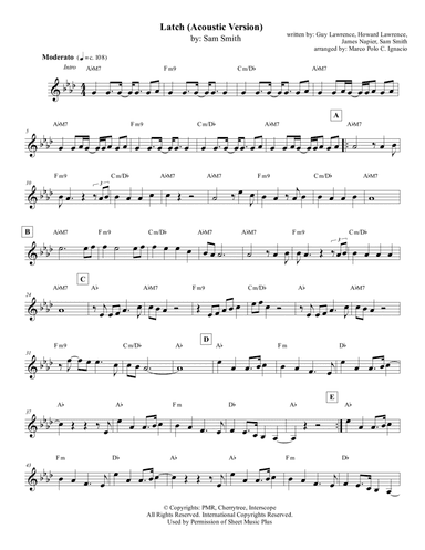 Latch (arr. Marco Polo C. Ignacio)