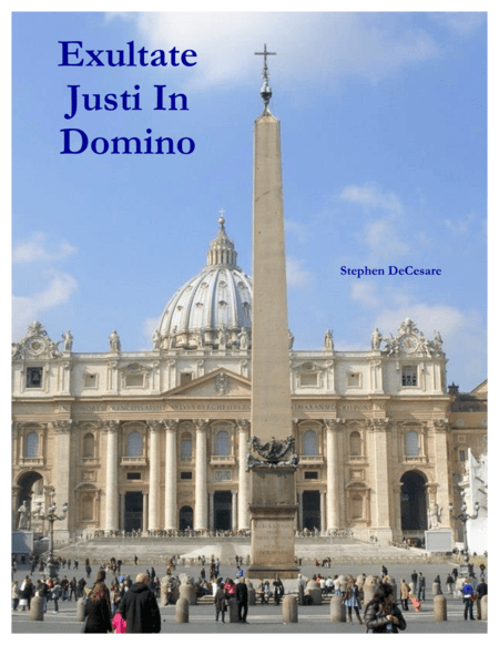 Exultate Justi In Domino