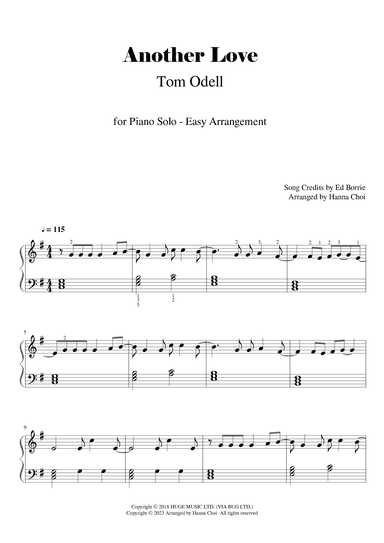 Another Love (arr. Hanna Choi)