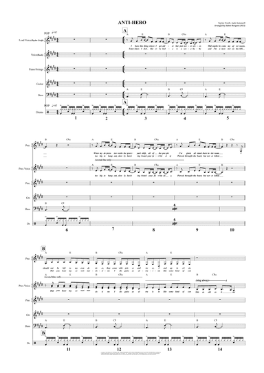 Anti-hero (arr. Sidnei Borgani)