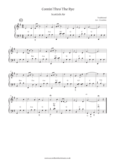 Comin' Thro' The Rye (arr. Julia Gordon)