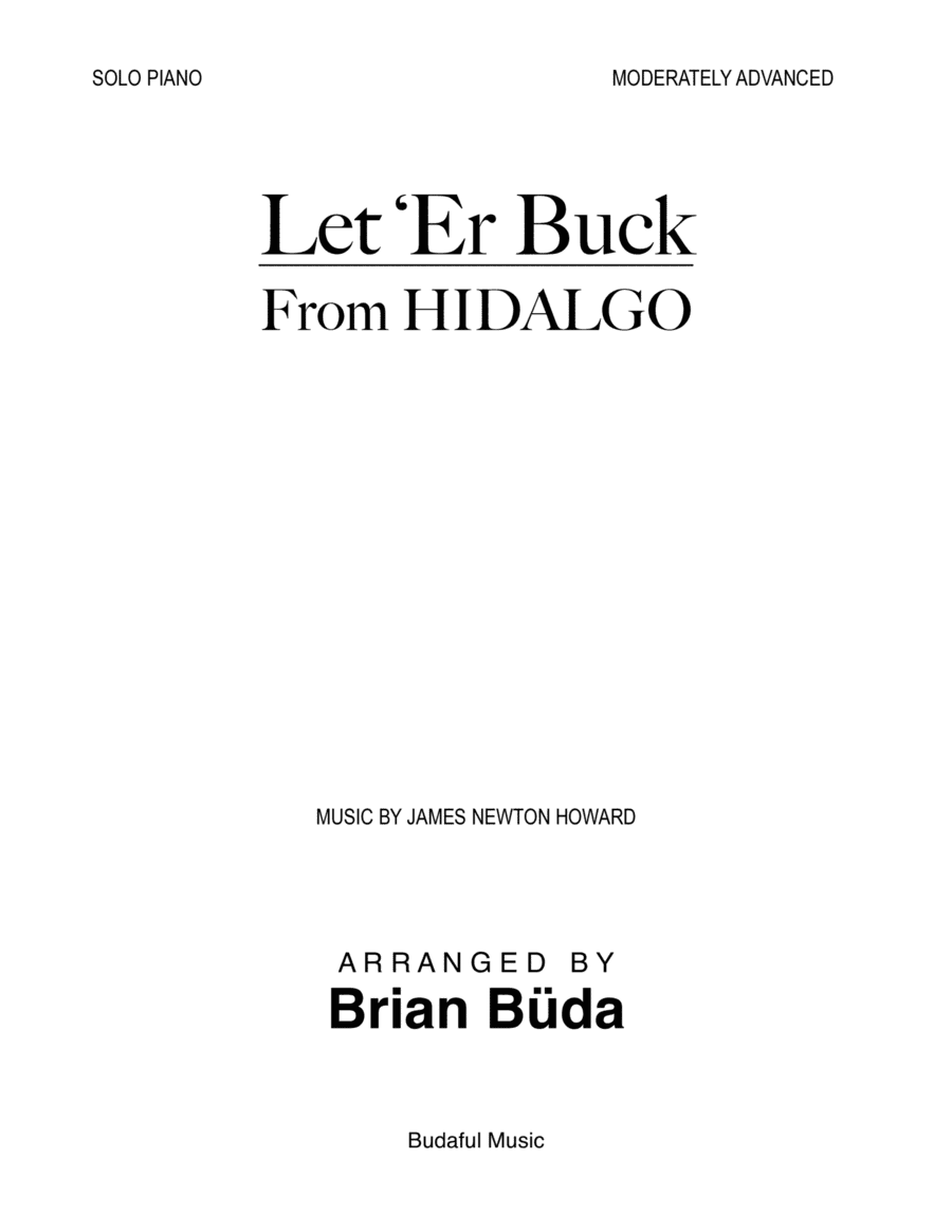 Let 'er Buck (arr. Brian Buda)