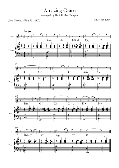 Amazing Grace (arr. Davi Rocha Campos)
