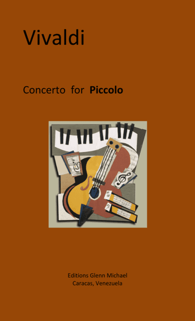 Vivaldi, Concerto for piccolo & strings (arr. Editions Glenn Michael, Caracas, Venezuela)