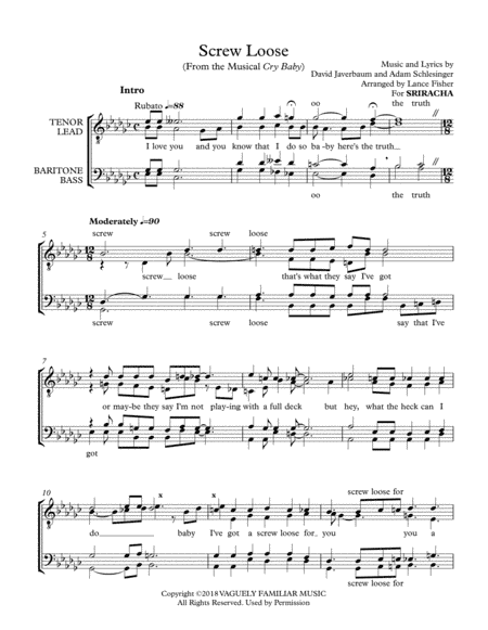 Screw Loose (arr. Lance Fisher)