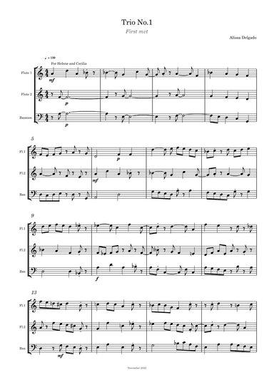 Trio No.1 mvt.1