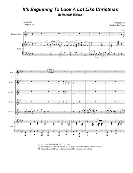 It's Beginning To Look Like Christmas (arr. Stephen DeCesare)