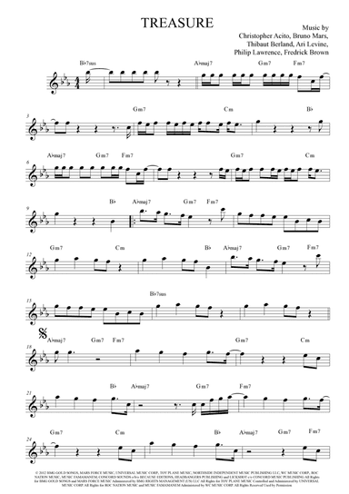 Treasure (arr. Anderson Quevedo)