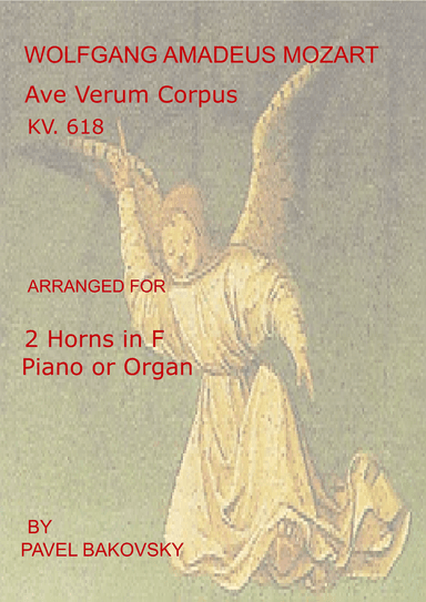W.A. Mozart: Ave Verum Corpus KV. 618 for 2 horns in F and piano (arr. Pavel Bakovsky)
