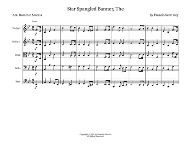 Star Spangled Banner, The (arr. Dominic Meccia)