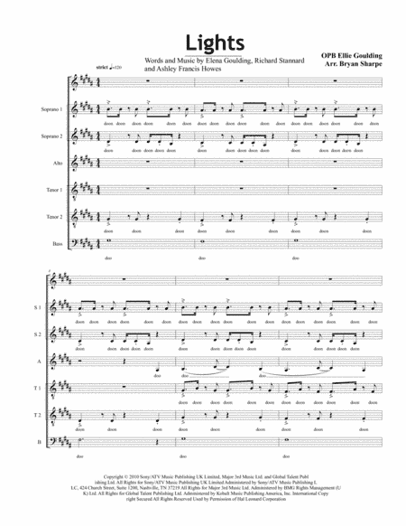 Lights (arr. Bryan Sharpe)