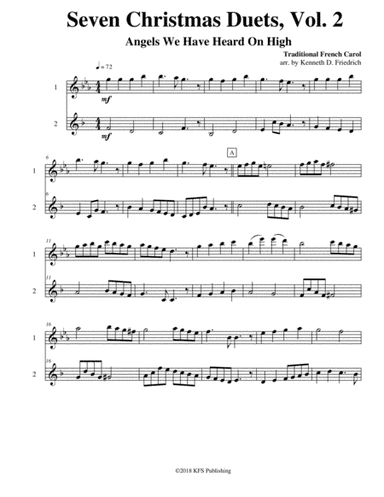 Seven Christmas Duets, Vol. 2 (arr. Kenneth D. Friedrich)