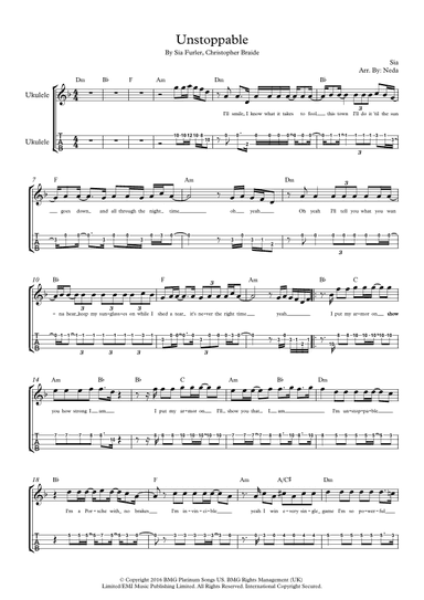 Unstoppable (arr. Arr. Neda)