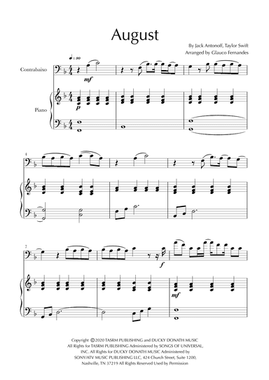 August (arr. Glauco Fernandes)