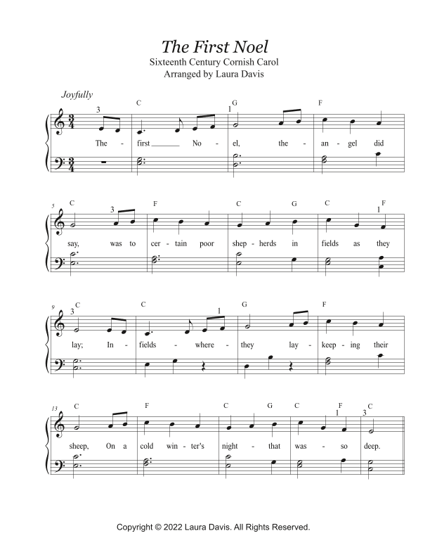 The First Noel (arr. Laura Davis)