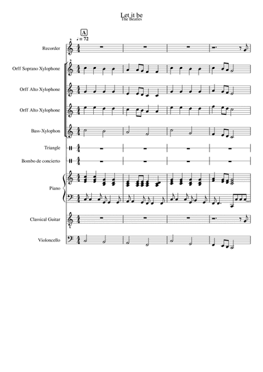 Let It Be (arr. Olivermusic)