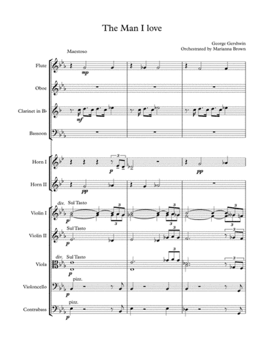 The man I love - G. Gershwin (Full Orchestra) (arr. Marianna Brown)