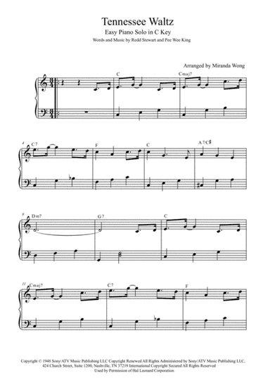 Tennessee Waltz (arr. Miranda Wong)