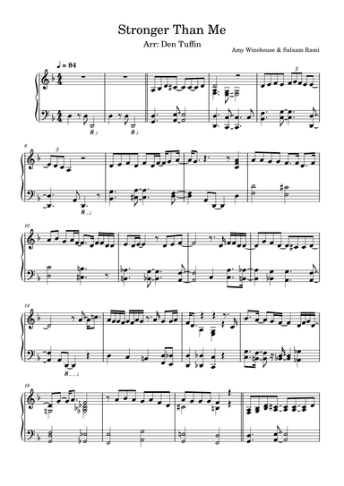 Stronger Than Me (arr. Den Tuffin)
