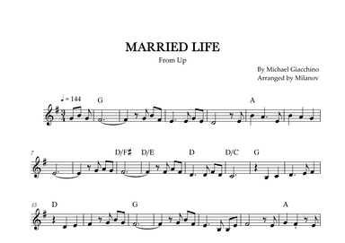 Married Life (arr. Milanov)