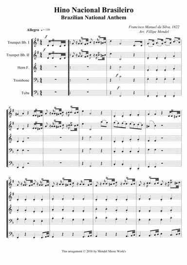 Hino Nacional do Brasil (arr. Fillipe Mendel)