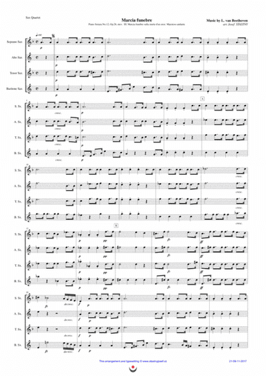 Funeral March (Beethoven) (arr. Josef STASTNY)