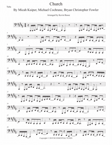 Church (take Me Back) (arr. Kevin Busse)