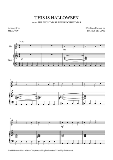 This Is Halloween (arr. Milanov)
