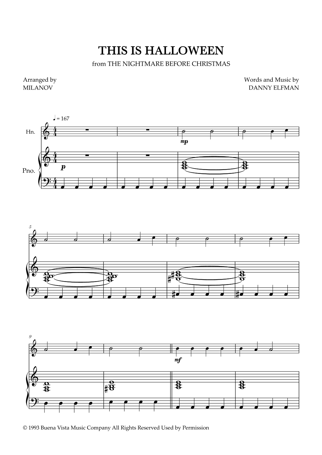 This Is Halloween (arr. Milanov)