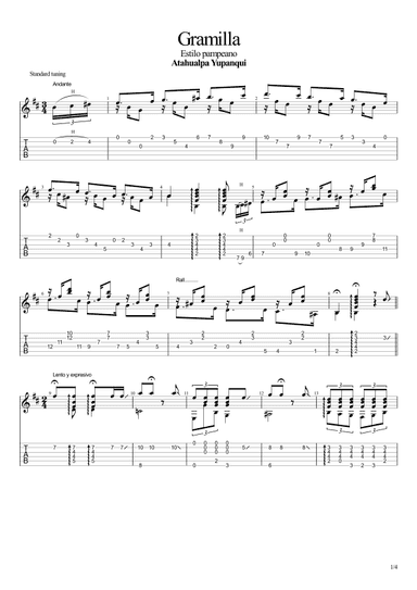 Gramilla (Estilo pampeano) (arr. Leonardo Ramos)