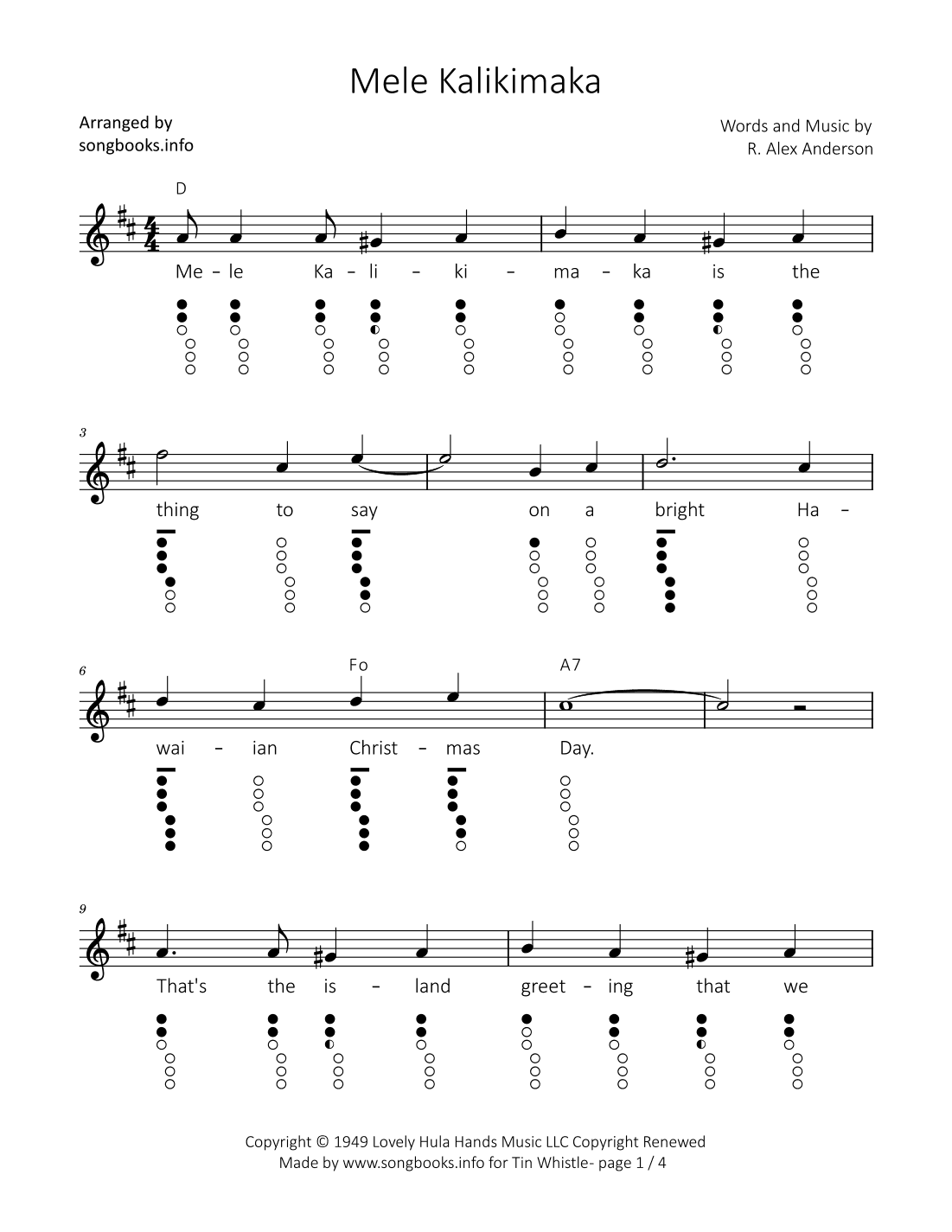 Let It Snow! Let It Snow! Let It Snow! (arr. songbooks.info)