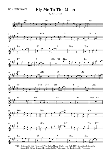Fly Me To The Moon (in Other Words) (arr. Fabio Eduardo de Oliveira)