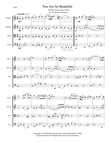 You Are So Beautiful (arr. Dee Braxton-Pellegrino)