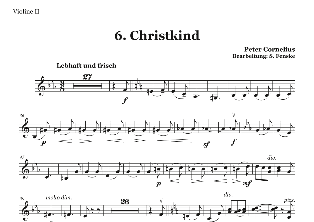 Christkind (arr. Sabine Fenske)