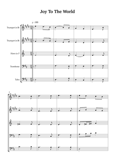 Joy To The World (arr. Karen Gueiros)