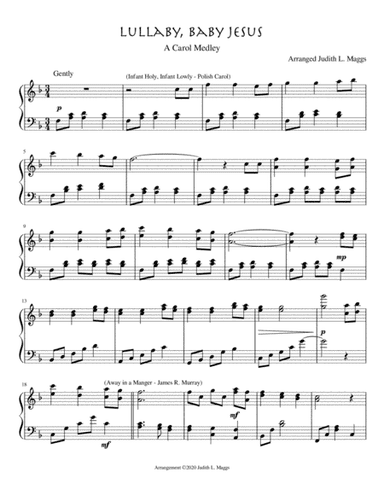 Lullaby, Baby Jesus (Medley of 4 Carols) (arr. Judith L. Maggs)