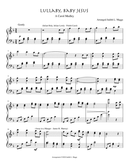 Lullaby, Baby Jesus (Medley of 4 Carols) (arr. Judith L. Maggs)