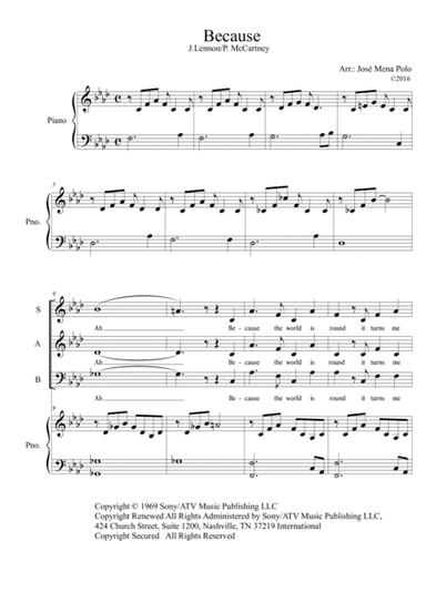 Because (arr. Jose Mena Polo)