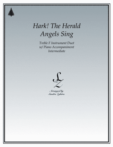 Hark! The Herald Angels Sing (treble F instrument duet) (arr. Sandra Zylstra)