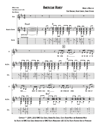 American Honey (arr. Bruce Muckala)