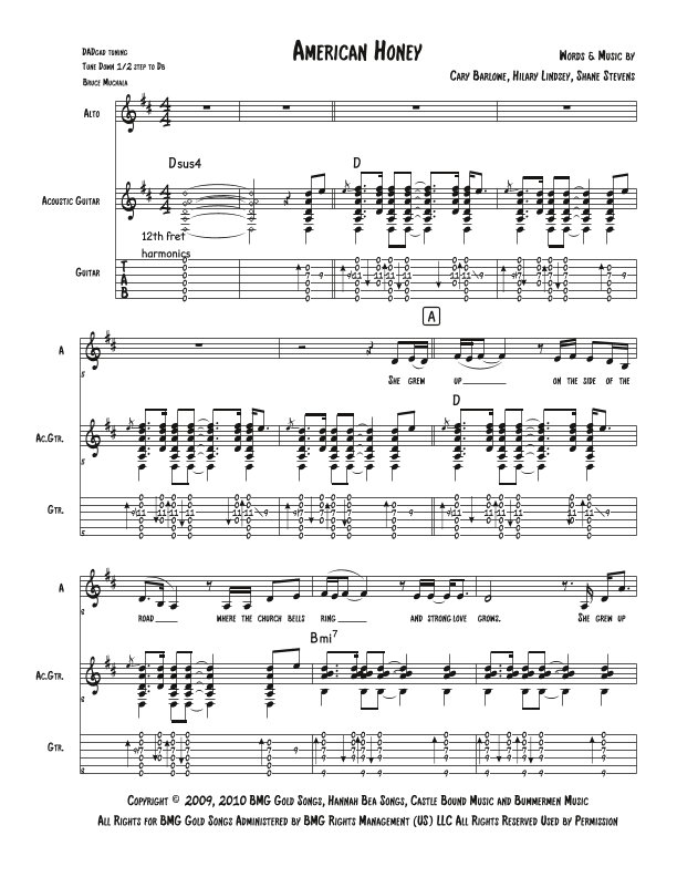 American Honey (arr. Bruce Muckala)
