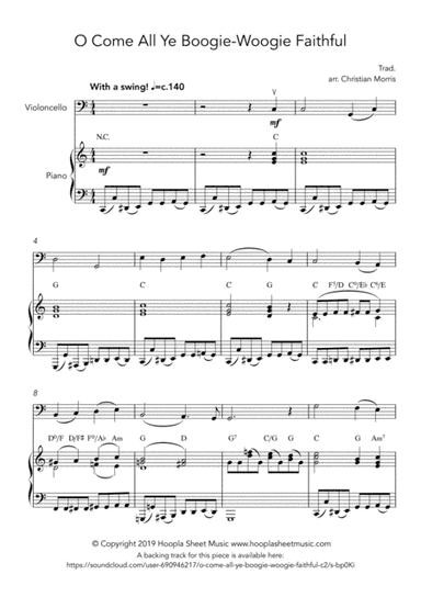 O Come All Ye Boogie-Woogie Faithful (arr. Hoopla Sheet Music)
