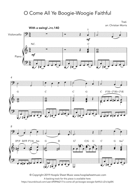 O Come All Ye Boogie-Woogie Faithful (arr. Hoopla Sheet Music)