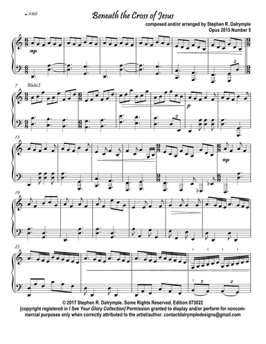 Beneath the Cross of Jesus (arr. Stephen R Dalrymple)