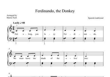 Ferdinando, The Donkey (arr. Martin Neill)